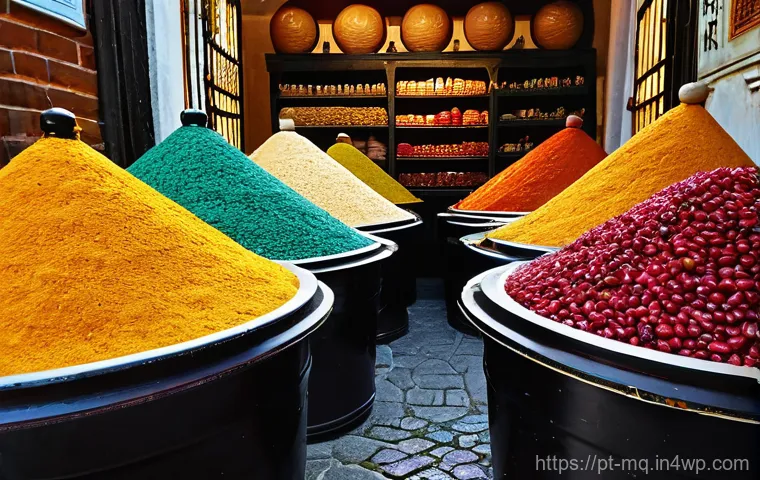 컬러테라피의 경제적 효과 분석 - Image Prompt 1: The Allure of Colors in a Portuguese Marketplace**
